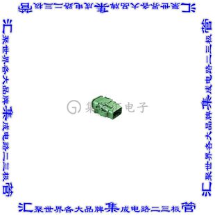 ATM06-08SC-SR1GN 矩形连接器外壳8POS插头2排母形插口绿色自由悬