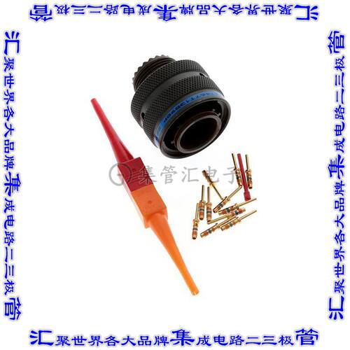 MS27467T13B98P 圆形连接器10POS插头公引脚压接镀金自由悬挂