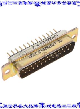 1757829-3 连接器25POS插头公引脚2排D-Sub通孔