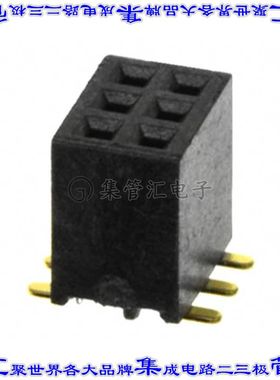 LPPB032NFSP-RC 针座连接器6POS插座2排1.27mm母形插口表贴SMD镀