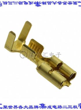 63757-1 快速连接器端子母头6.35mm压接12-16AWG