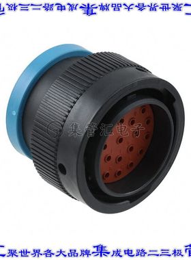 HDP26-24-23PE-L017 圆形连接器23POS插头外壳用于公插针黑色蓝色