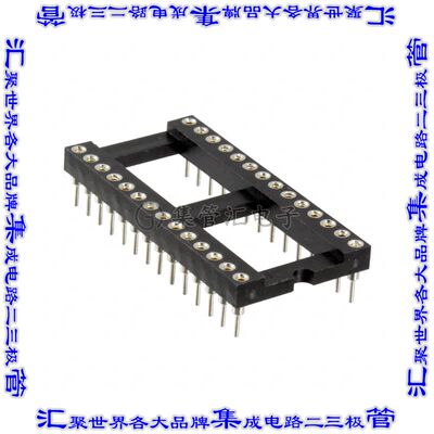 SA286000 连接器IC插座DIP 15.24mm插口28(2 x 14)位置镀金通孔
