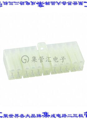 172501-1 矩形连接器外壳21POS插头2排母形插口天然色自由悬挂