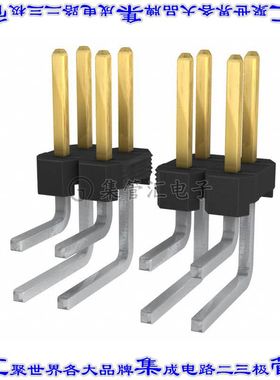 951212-7622-AR 针座连接器12POS接头2排2mm公形插针通孔直角镀金