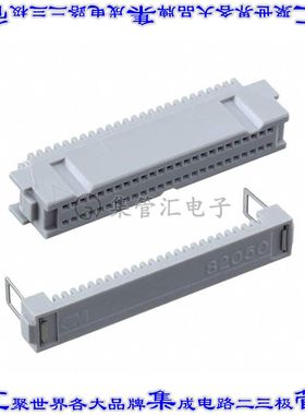 82050-6000-RB 矩形连接器50POS插座2排1.27mm母插口灰色IDC镀金