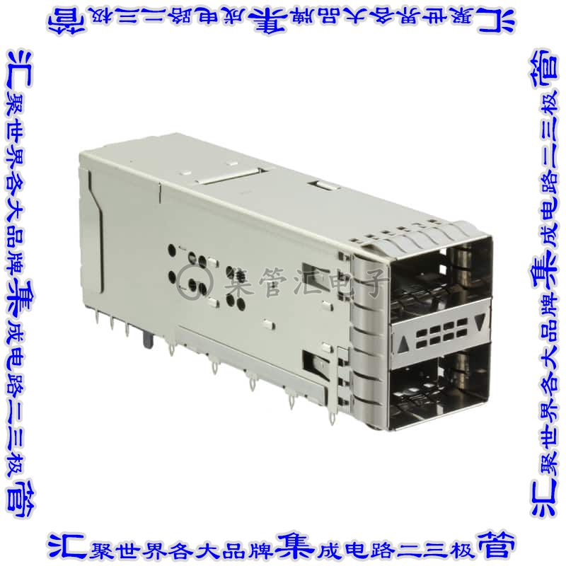 2227669-2 插拔式连接器76(38x2)插座成组(2x1)ZQSFP+通孔直角压