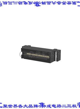 MBB-VM-20-62-30-ST 卡边缘连接器40POS母头2排0.8mm黑色镀金