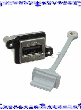 MUSBA111M1 连接器USB-A插座4POS USB 2.0通孔直角