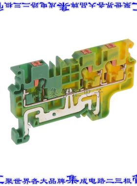 CPG2.5/3 端子块连接器3POS接地地面3.5mm绿色黄色12-24AWG