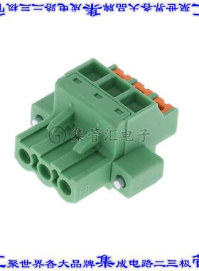 1861470 端子块连接器3POS插头母插口5.08mm绿色自由悬挂