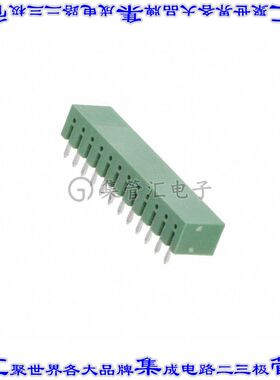 395026012 0395026012端子块连接器12POS接头公引脚带罩3.5mm绿色