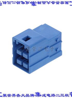 2069962401 矩形连接器外壳4POS插座2排4.5mm母形插口蓝色自由悬
