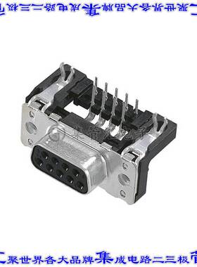 9665526611 09665526611连接器50POS插座母插口3排D-Sub通孔直角