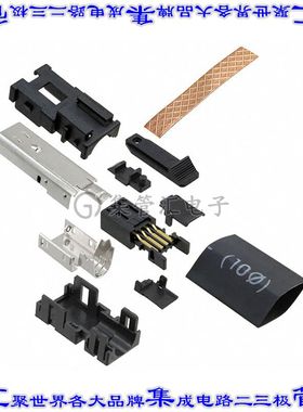 2069250-1 插拔式连接器8POS插头自由悬挂压接镀金