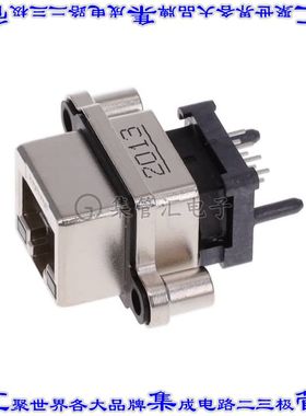 MRJ54800F 接插件连接器CONN MOD JACK 8P8C VERT UNSHLD