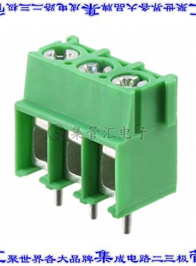 1935789 线对板连接器3POS接线端子5mm通孔水平带板