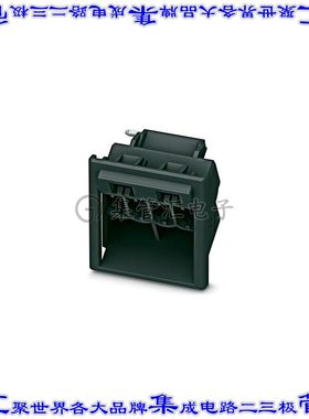 1072486 端子块连接器4POS接头公引脚带罩5mm黑色90DEG通孔