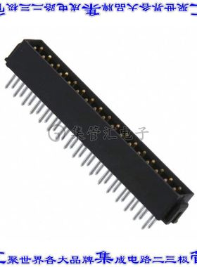 M80-8543442 针座连接器34POS接头2排2mm公形插针通孔直针镀金