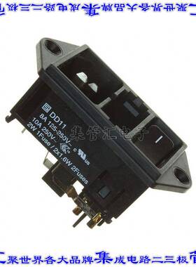 DD11.0121.1110 电源接入连接器3POS插座公插片模块IEC320-C14面