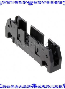 102142-1 矩形连接器外壳20POS插头2排2.54mm公形引脚黑色自由悬