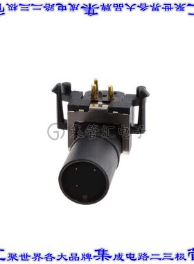 MSAS-03PMMR-EE0001 圆形连接器3POS插座公形引脚焊接镀金通孔直