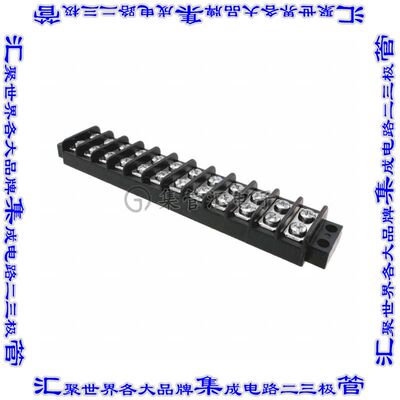 387800112 0387800112端子块连接器12电路隔板接线座2排11.12mm螺