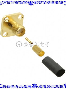 132121 同轴连接器SMA插孔母形插口焊接50欧姆面板安装