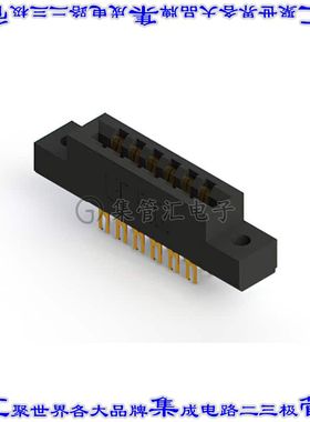 355-012-500-202 卡边缘连接器12POS母头2排3.96mm黑色镀金