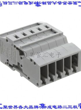 3042285 端子块连接器5POS插座公形引脚灰色自由悬挂