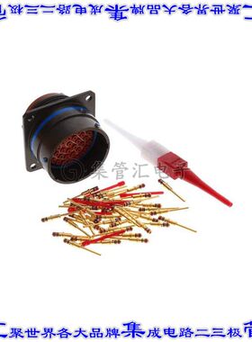 M8372372W2041N 圆形连接器41(电源)插座公形引脚压接面板安装