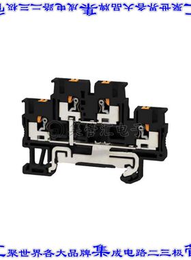 TBDR-13-15-BK 端子块连接器4POS接地地面3.5mm黑色14-26AWG
