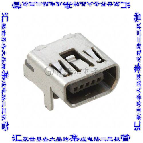 565790519 0565790519连接器USB-miniAB插座5POS USB 2.0通孔直角