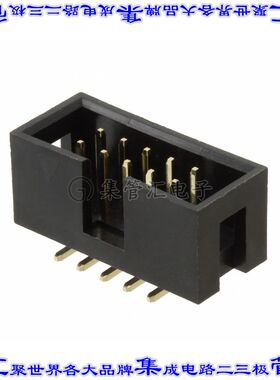 61231020621 针座连接器10POS接头2排2.54mm公形插针表贴SMD镀金