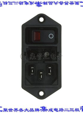 DD11.0113.1111 电源接入连接器3POS插座公插片模块IEC320-C14面