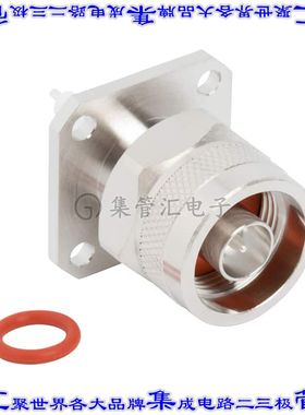 082-6713-705590 同轴连接器N型插孔公引脚焊接50欧姆面板安装