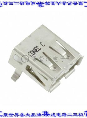 33UBAR-04SW11 连接器USB-A插座4POS通孔直角