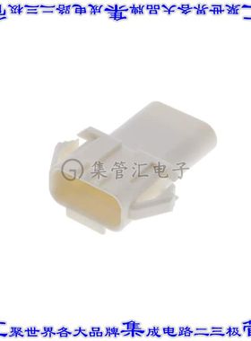 2321926-4 矩形连接器外壳4POS插座2.5mm公形引脚天然色面板安装