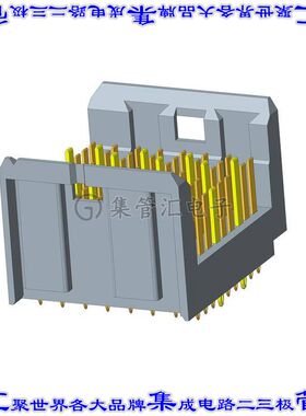 10127979-101LF 背板连接器72POS接头公引脚9排2mm通孔黑色