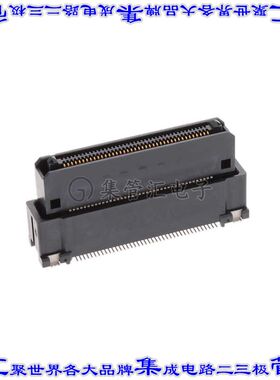 AX01F080VACBR150 板对板连接器80POS插座中央带触点2排0.64mm表