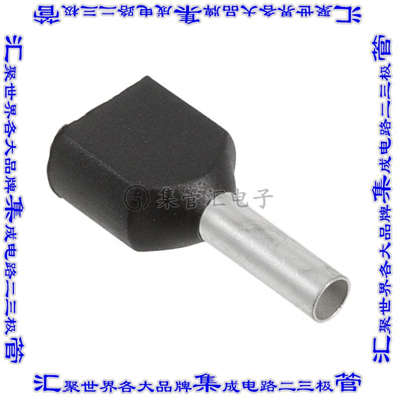 966144-6 接插件连接器CONN FERRULE DIN TWO X 16AWG BLK