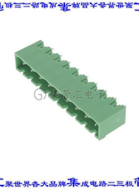 395316009 0395316009端子块连接器9POS接头公引脚带罩5.08mm绿色
