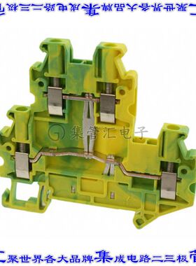 3044665 端子块连接器4POS接地地面5.2mm绿色黄色12-26AWG