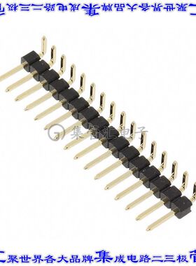 61301611021 针座连接器16POS接头2.54mm公形插针通孔直角镀金