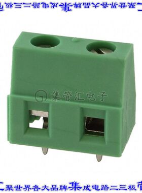 1717729 线对板连接器2POS接线端子7.62mm通孔水平带板