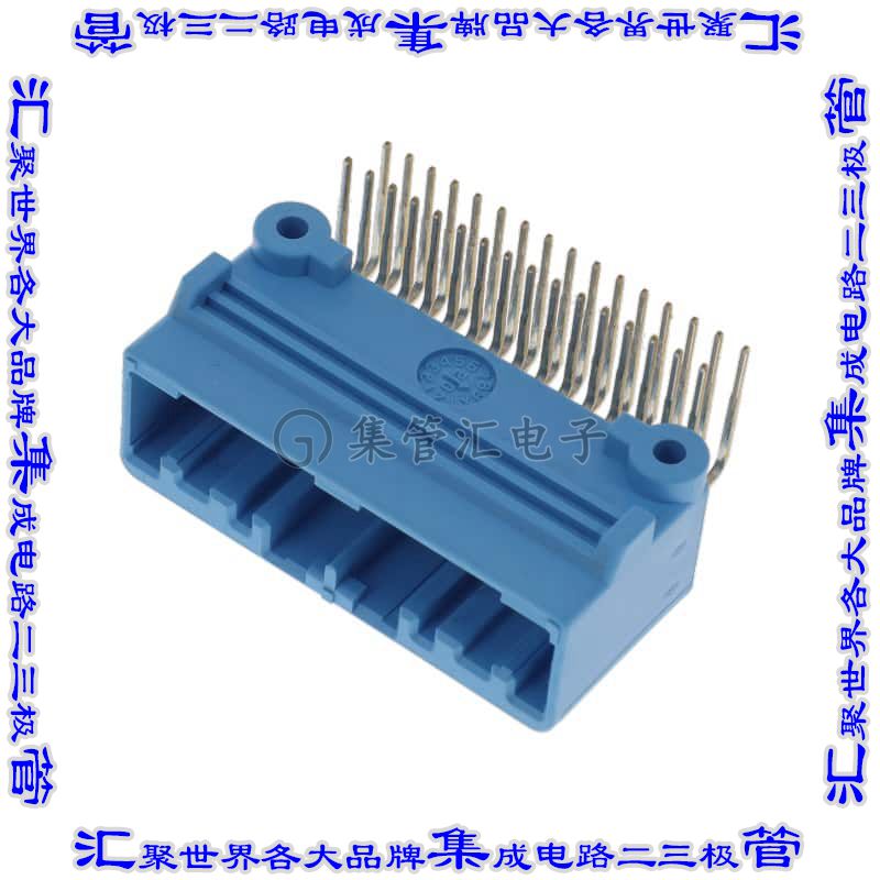 MX34032NF4 针座连接器32POS接头2排2.2mm公形插针通孔直角锡