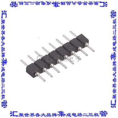 350-90-108-00-006000 针座连接器8POS接头2.54mm公形插针通孔直