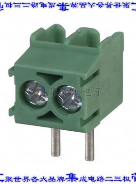 1984769 线对板连接器2POS接线端子3.5mm通孔垂直带板