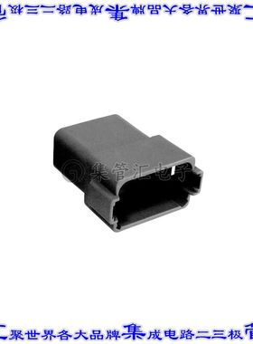 PX0101P12ABK 矩形连接器外壳12POS插座2排公形引脚黑色自由悬挂