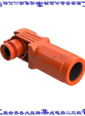 ATHP061RS08NN-50-ORG 矩形连接器1POS插头母插口橙色银自由悬挂